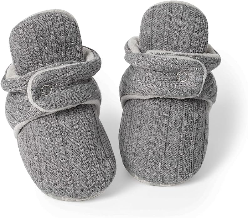 Sawimlgy Newborn Infant Baby Girl Boy Cotton Booties Stay On Sock Slippers Soft by Sawimlgy