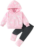 Jecson Toddler Girl Clothes Baby Girl Fleece Hoodie Outfits Thick Thermal by WarmthLoveinStitches
