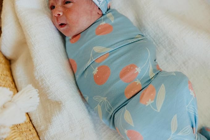Copper Pearl Swaddle Blankets for Newborns | Soft Stretchy Receiving Blankets - Image 5