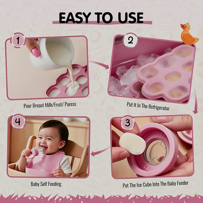 19 Pcs Silicone Baby Feeding Set Eating Essentials - Image 2