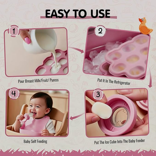 19 Pcs Silicone Baby Feeding Set Eating Essentials - Image 2