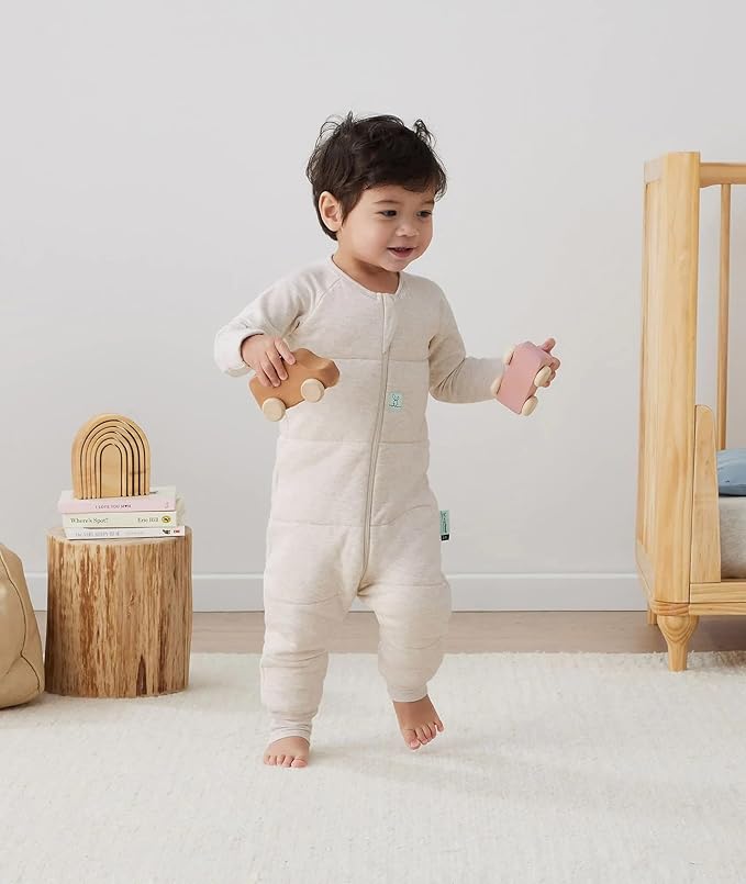 ergoPouch 2.5 TOG Sleeping Bag – Breathable, Cozy Sleepwear for Boys and Girls (6-12 Months, Oatmeal Marle)