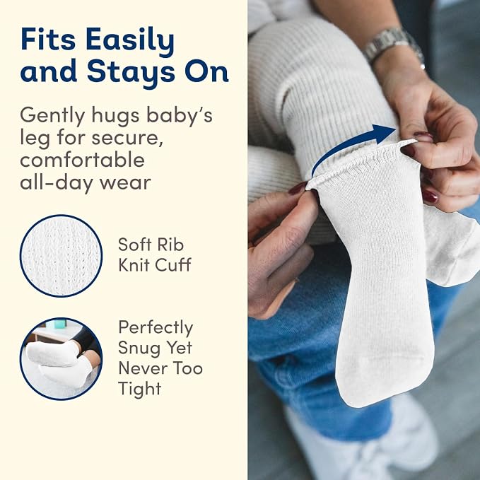 Fruit of the Loom Baby & Toddler Grow & Fit Flex Zones Cotton Stretch Socks - Image 5