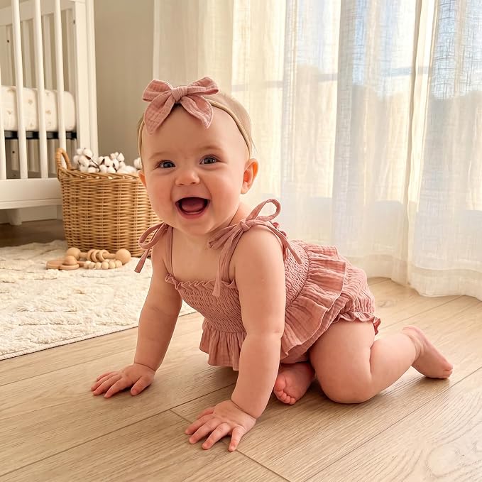 Baby Girl Romper Ruffle Newborn Girl Bodysuit Jumpsuit Baby Girl Clothes Outfit - Image 3