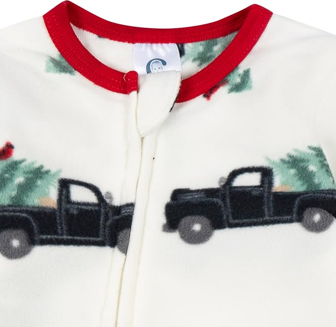 Gerber Baby & Toddler Fleece Footed Pajamas 2-Pack - Image 4