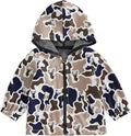 Toddler Baby Boy Lightweight Hooded Jacket Excavator Coat Outwear | Truck Print by Rourufy