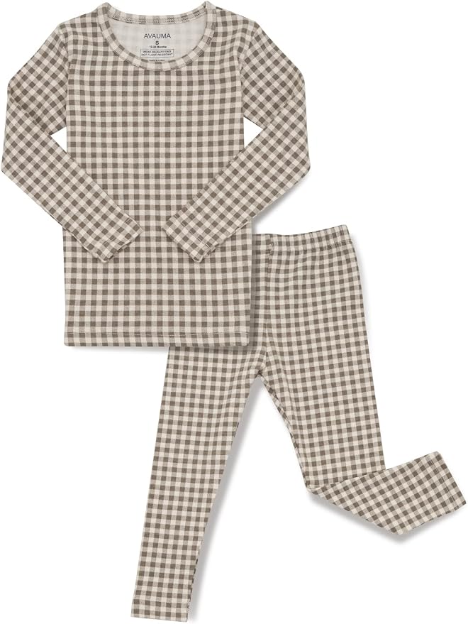AVAUMA Baby Boys Girls Pajama Set 6M-7T Kids Cute Toddler Snug fit Pattern by AVAUMA