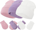 Baby Hats and Mittens Set Infant Toddler Beanie Cap Newborn Gloves by SeaZaela