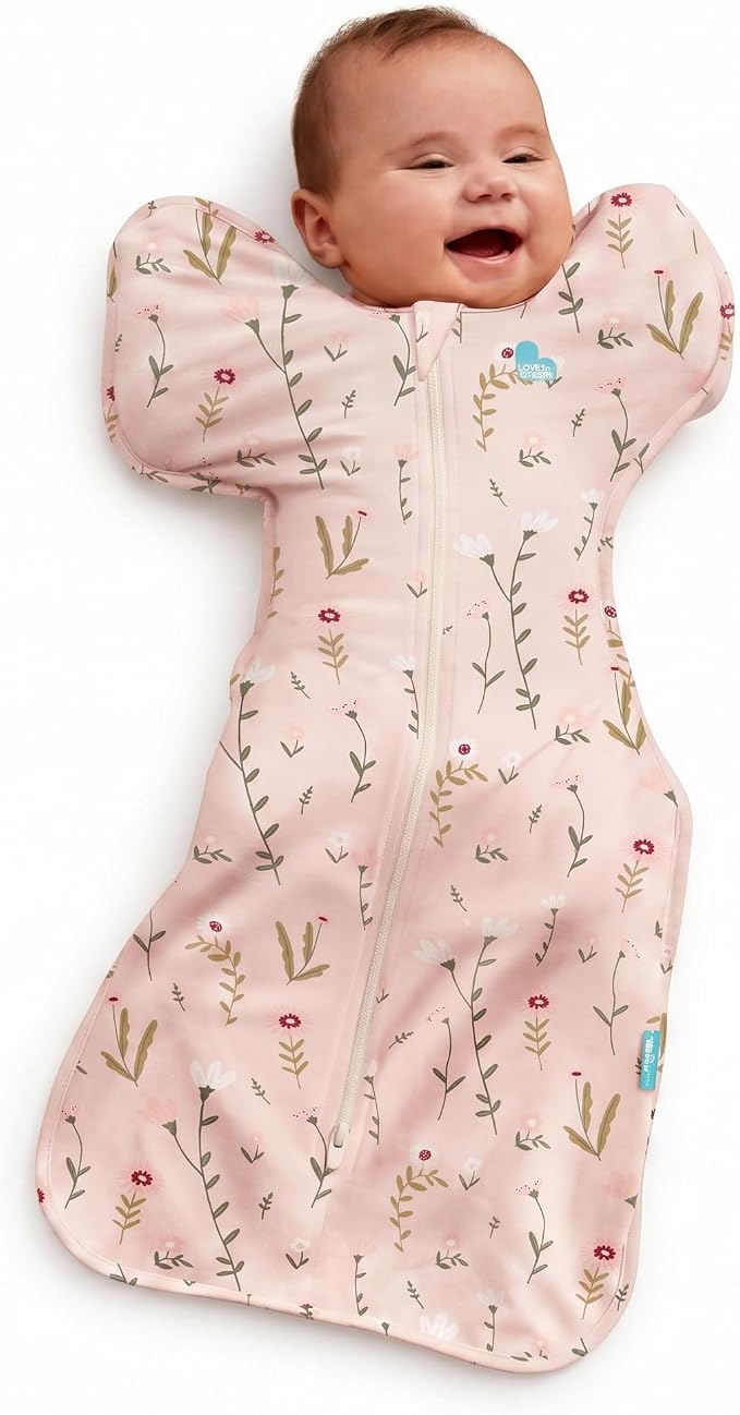 Love to Dream Swaddle Up, Baby Sleep Sack | 1.0 TOG, 5-8.5 lbs, Mini Posy | by LoveToDream