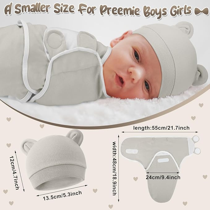 Buryeah 4 Pack Swaddle Blanket Wrap - Image 3