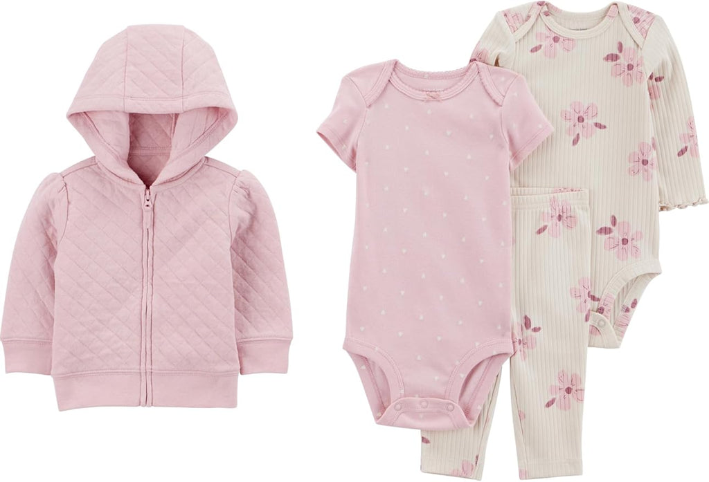Simple Joys by Carter's Baby Girls 4-piece Jacket, and Bodysuit Set by SimpleJoysbyCarters