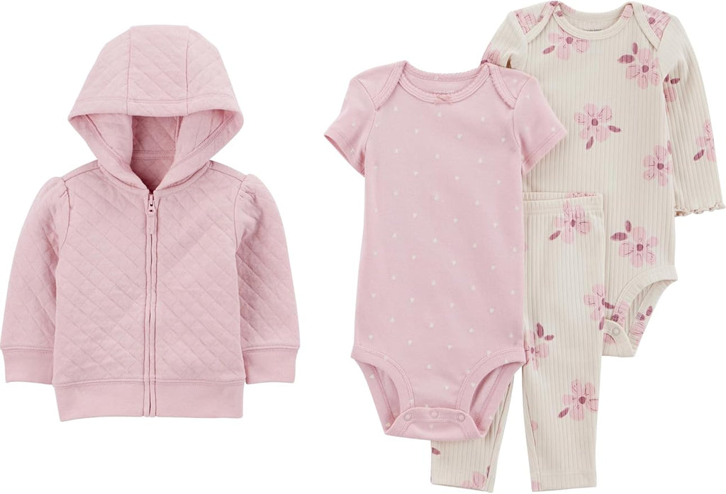 Simple Joys by Carter's Baby Girls 4-piece Jacket, and Bodysuit Set by SimpleJoysbyCarters