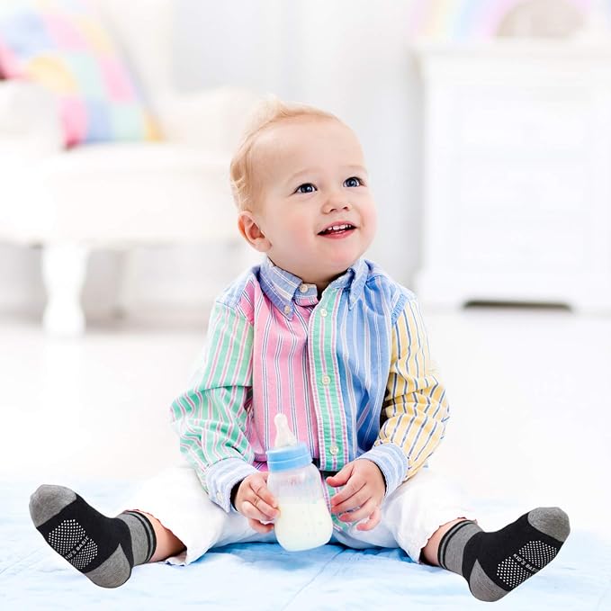 Tphon Non Slip Kids Toddler Socks - Image 3