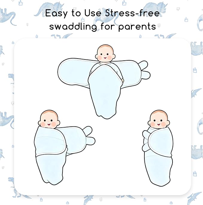 Cotton Swaddles for Newborn, Baby Newborn Swaddle 0-3 Month | 2-Pack Soft - Image 6