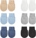 BQUBO 6 Pairs Newborn Baby Boys Girls Mittens 0-6 Months Unisex-Baby Infant by DRESHOW