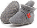 Infant Baby Boys Girls Cozy Fleece Booties Stay on Slippers Non Slip Soft by Bellocasa
