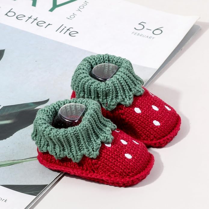 Infant Baby Boys Girls Knitted Booties Soft Cute First Walking Socks Shoes | - Image 5
