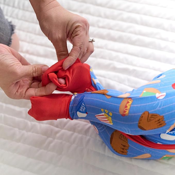 Little Sleepies Pajamas for Baby Boys & Girls, Viscose from Bamboo Baby Pajamas - Image 9