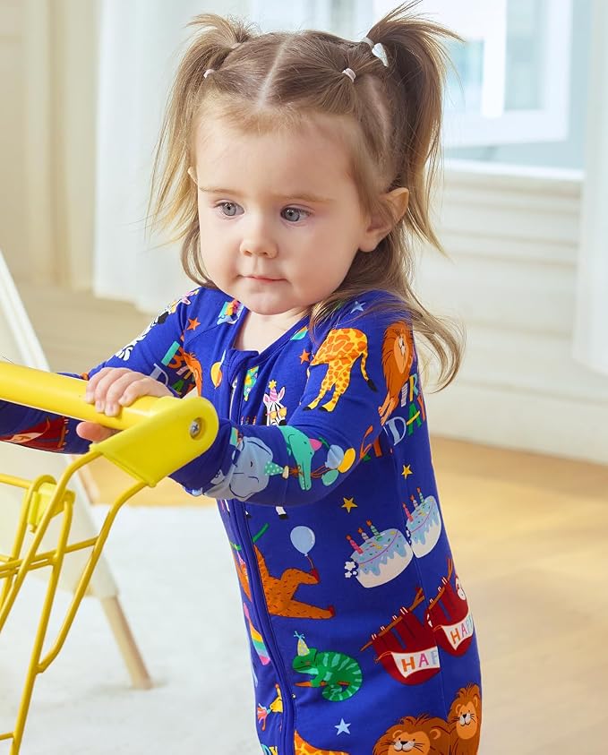 babee Reshinee Bamboo Viscose Baby Footie Pajama, Zipper Sleeper Boys Girls - Image 8