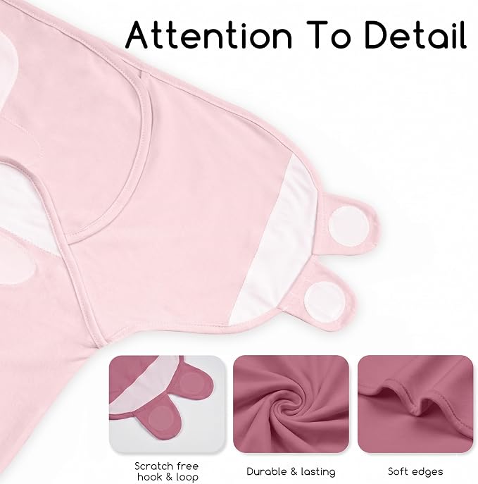 Cotton Swaddles for Newborn, Baby Newborn Swaddle 0-3 Month | 2-Pack Soft - Image 5