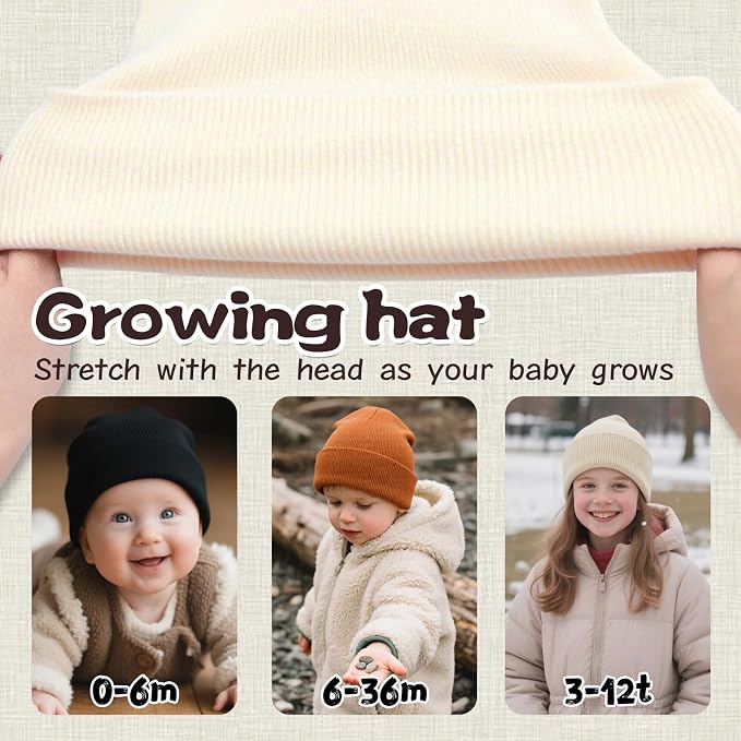 ZOORON Toddler Beanie Baby Beanies - Image 3