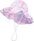 HONGTEYA Baby Sun Hat Wide Brim Adjustable Toddler Beach Bucket Hat | Soft by HONGTEYA