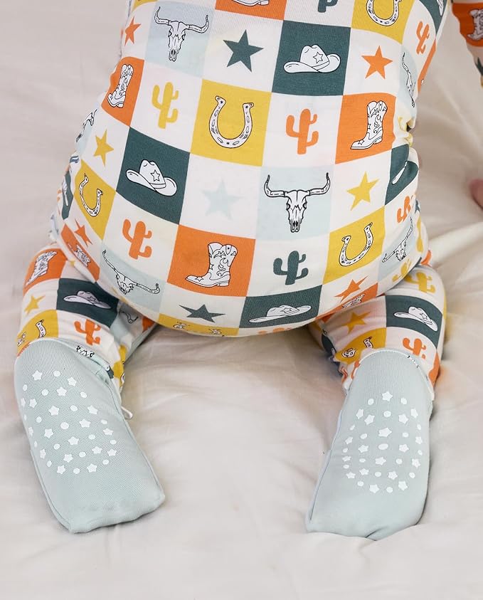 babee Reshinee Bamboo Viscose Baby Footie Pajama, Zipper Sleeper Boys Girls - Image 4