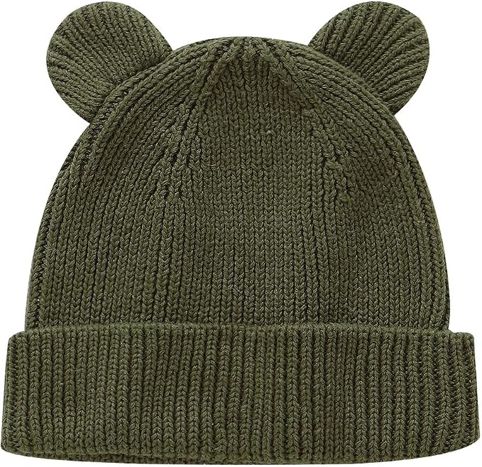 Hadetoto Cotton Baby Beanie Winter Knitted Hat by Hadetoto