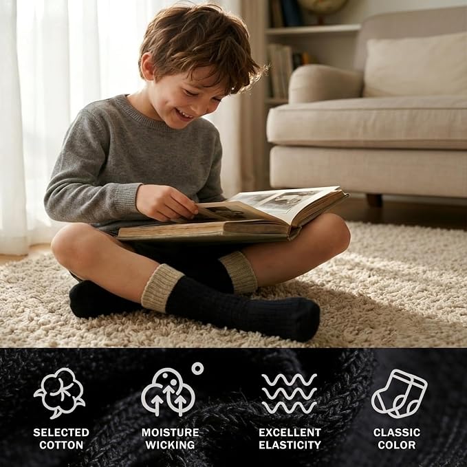 Baby Toddler Essentials Non-Slip Crew Socks - Image 5