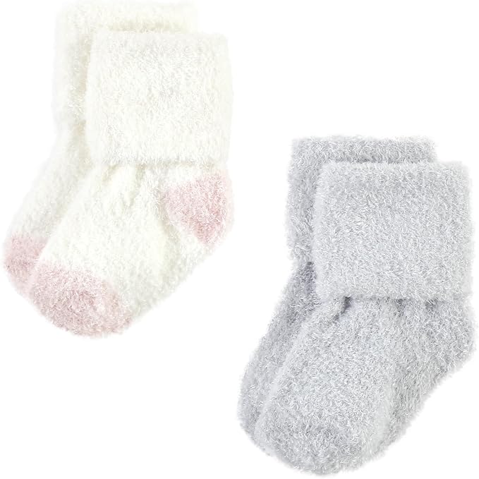 Hudson Baby Baby 8-pack Cotton Rich Newborn and Terry Socks - Image 5