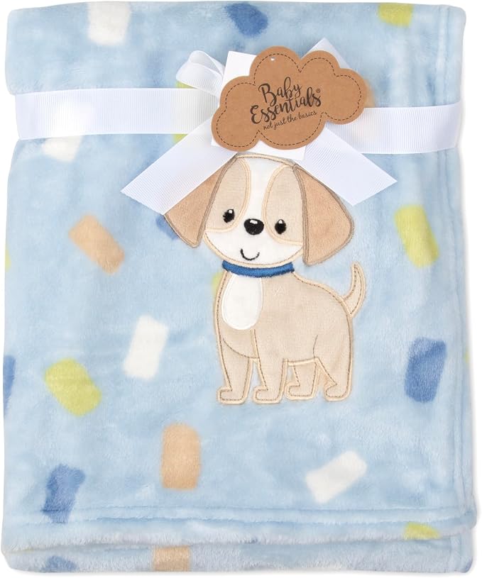 Plush Fleece Throw and Receiving Baby Blankets - Image 4