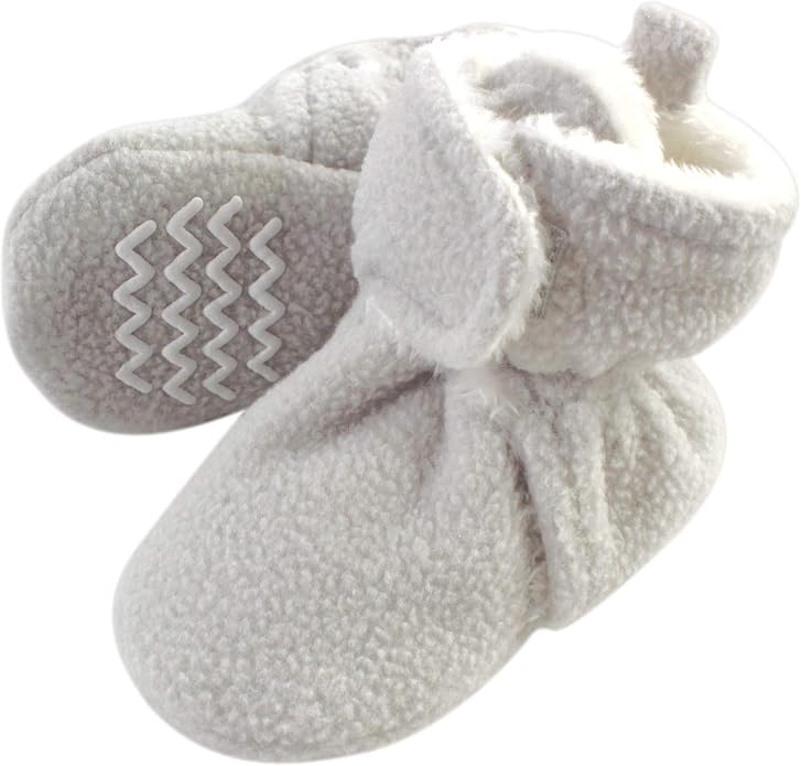 Hudson Baby Unisex Baby Cozy Fleece and Faux Sherpa Booties by HudsonBaby