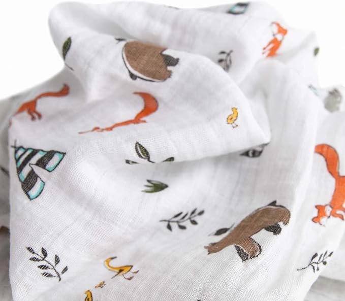 Little Unicorn Muslin Swaddle Blanket - Image 2