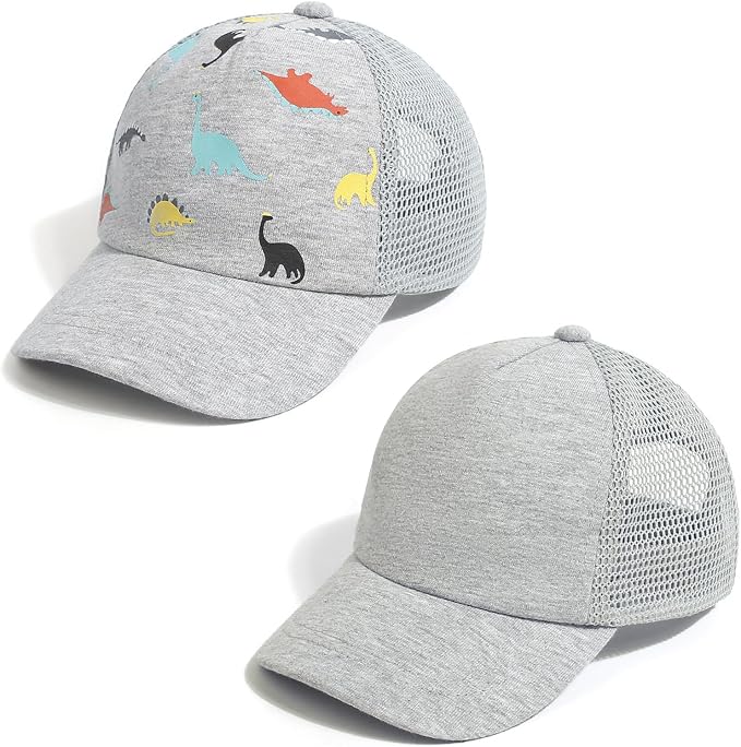 Mesh Toddler Baseball Cap, Adjustable Breathable Sun Hat by Hpegny