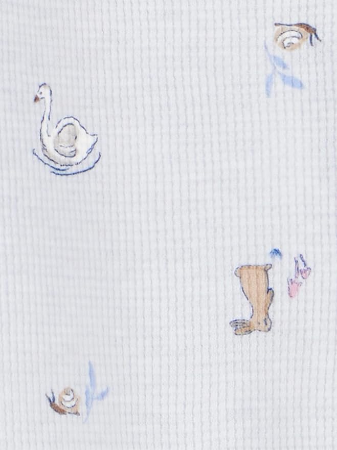 Simple Joys by Carter's Baby Girls' 2-way Zip Thermal Footed Sleep and Play - Image 4