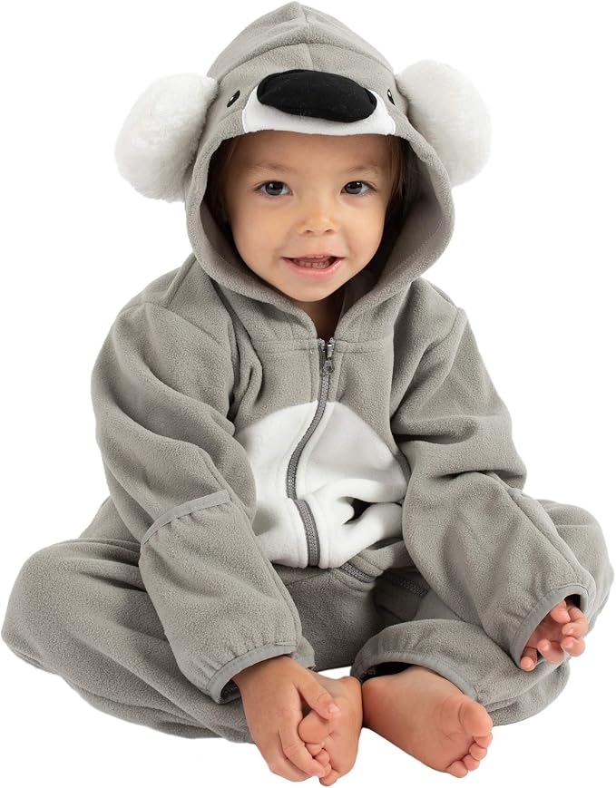 Cuddle Club Fleece Baby Bunting Bodysuit Hoodie, Newborn by CuddleClub