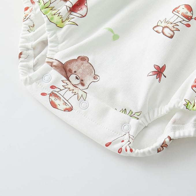 pureborn Baby Girls Boys Bodysuit One-Piece Romper 0-24 Months - Image 5