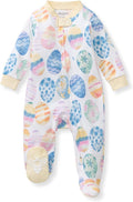 Burt's Bees Baby Girls' Organic Cotton, Sleep and Play Footed Pajamas | Easy by BurtsBeesBaby