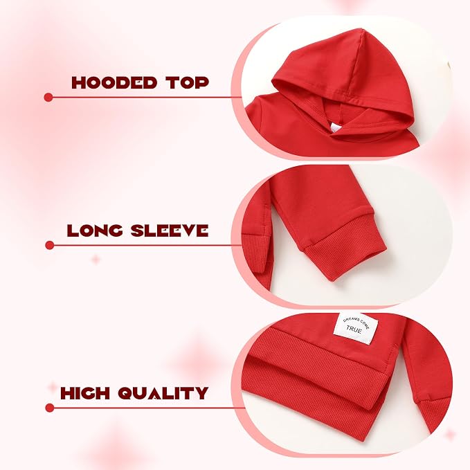 Happy Town Toddler Baby Boy Girl Sweatshirt Hoodie Pullover Fall Outfits Solid - Image 5
