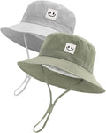 FURTALK Baby Sun Hat Toddler Bucket Hat Beach Smile Face UPF 50+ | Stays in the by FURTALK