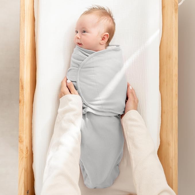 Comfy Cubs Swaddle Blanket 3 Pk S Blanket Swaddle Stone, Nomadic Blue, Azul | - Image 4