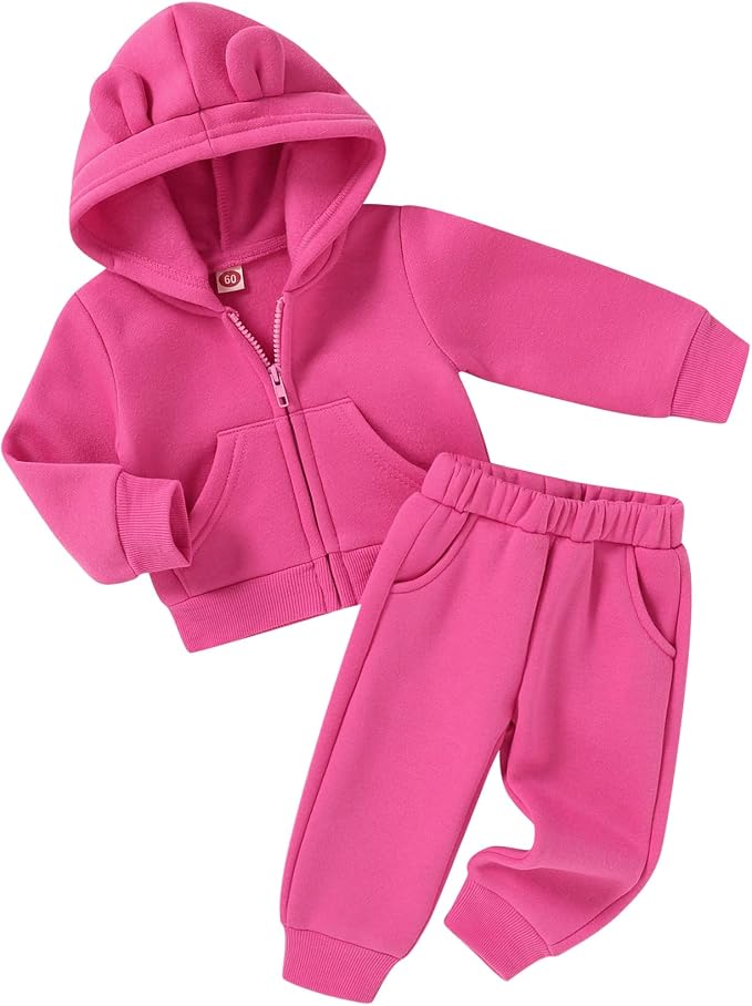 Happy Town Baby Clothes for Girls Boys Clothes Solid Color Zipper Hoodie and by HappyTown