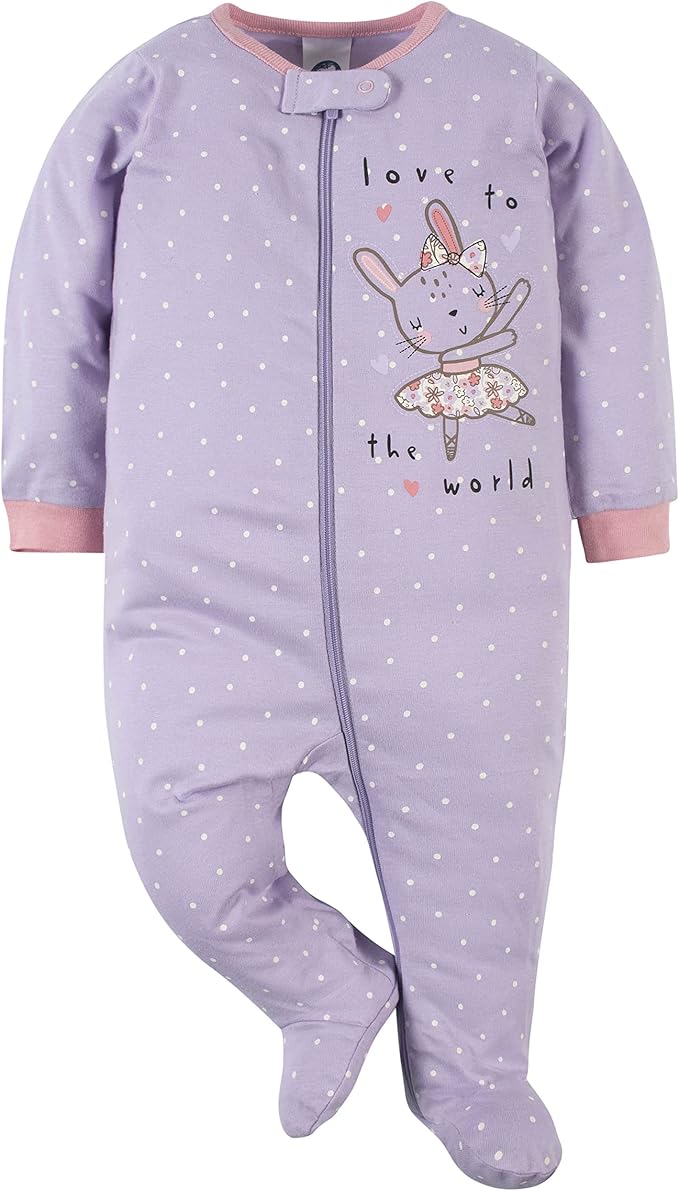 Gerber Baby Girls 2-Pack Sleep ‘N Play - Image 2