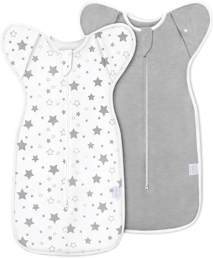 ANYEDDE 2-Pack Baby Swaddle, Breathable Cotton Sleep Sack by ANYEDDE