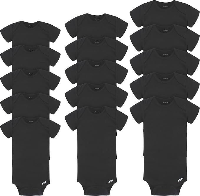 Gerber Unisex Baby 15 Piece Onesies Bodysuit Multi Size Pack by Gerber