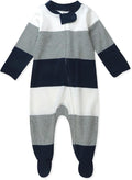 HonestBaby Baby Boys' Sleep & Play Footed One-piece Pajama Sleeper 100% Organic by HonestBaby