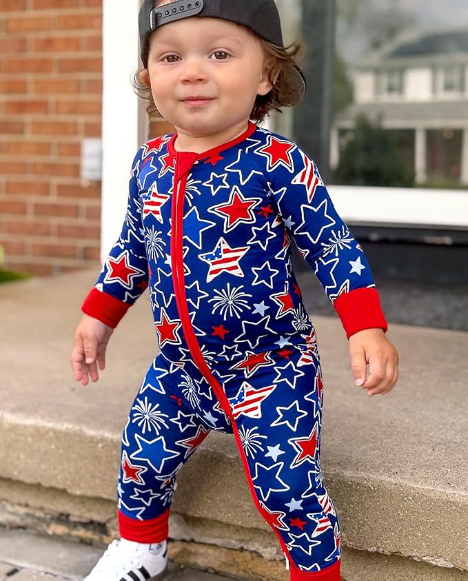 babee Reshinee Bamboo Viscose Baby Footie Pajama, Zipper Sleeper Boys Girls | - Image 6