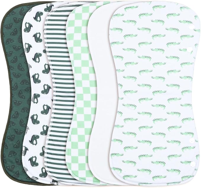 10-Pack Burp Cloths for Baby Boys and Girls - Image 7