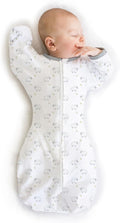 SwaddleDesigns Transitional Swaddle Sack, Arms Up Half-Length Sleeve & Mitten by SwaddleDesigns