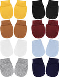AQOKKA Newborn Baby Mittens No Scratch Cotton Elastic Wrist Gloves Infant by AQOKKA
